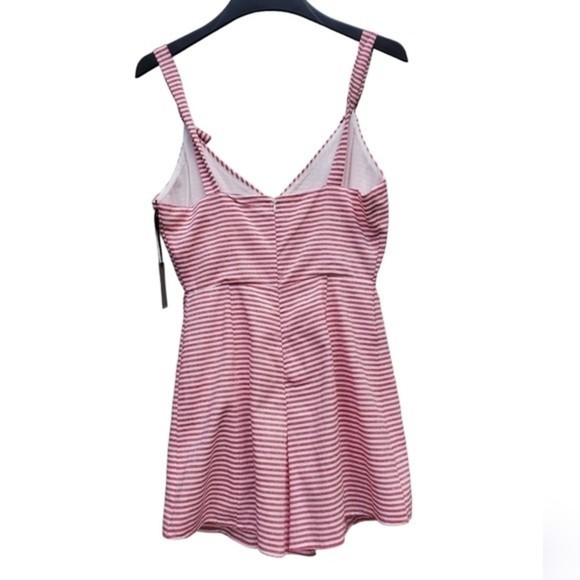 NWT Lovers + Friends × REVOLVE Candace Romper in Cherry Stripe - Picture 5 of 16
